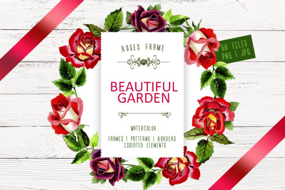 Beautiful Garden Watercolor Flower Set: A Practical Asset for Creative Workflows