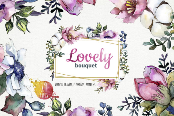 Bouquet of Pink Flowers of Kriya Angela Watercolor: A Strategic Asset for Creatives and Businesses
