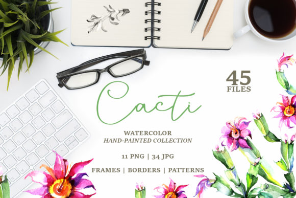 Cacti Watercolor Set: A Strategic Resource for Creative Professionals and Small Business Owners