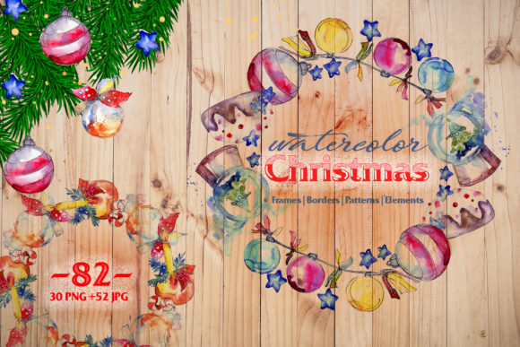 Christmas Balls Toy Watercolor Set – A Practical Resource for Creatives and Entrepreneurs