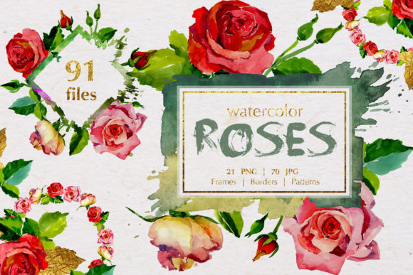Exploring the Creative Potential of the Roses Watercolor Scarlet Collection