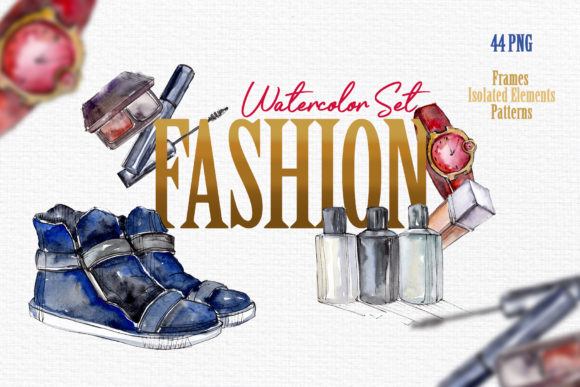 Fashion Watercolor: A Practical Review of the 44-File Clipart Collection