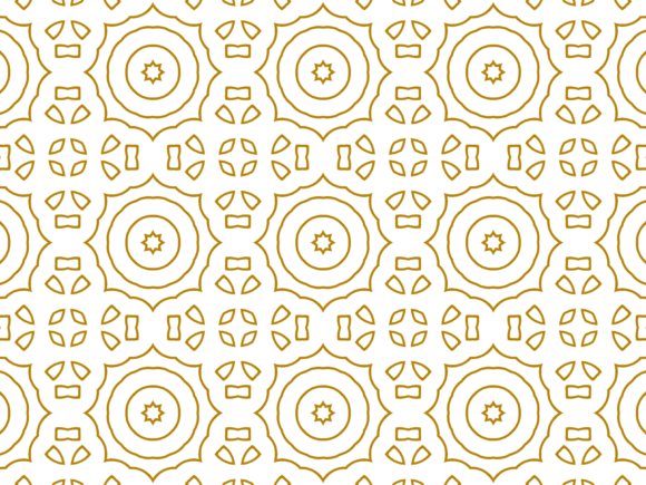 Gold Abstract Ornament Pattern: A Versatile Design Resource for Premium Visual Projects