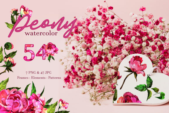 Peony Watercolor: A Creative Toolkit for Design Enthusiasts