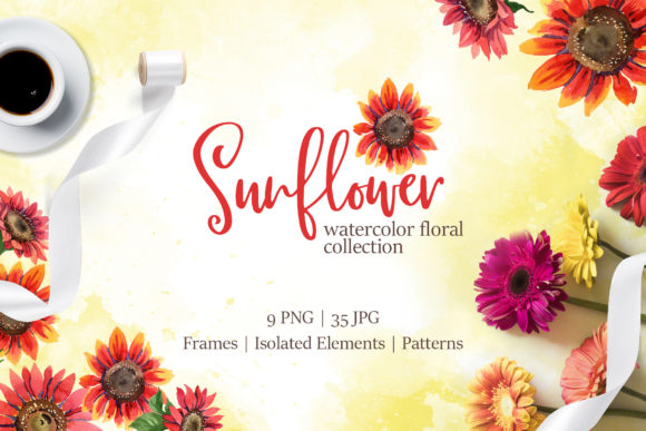 The Endless Charm of Sunflower Watercolor: A Complete Design Resource for Creatives