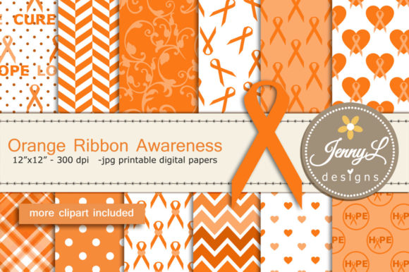 Why Orange Ribbon Cancer Awareness Digital Papers Deserve More Than a Quick Download